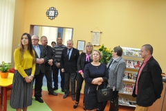 Samorządowcy ze Słaboszowa z wizytą w Bibliotece w Kozłowie - miechowski.pl - fot. K. Capiga
