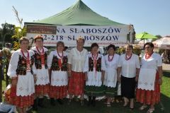 Reprezentacja gminy Słaboszów na Dożynkach Powiatowych Przybysławice 2016 - miechowski.pl