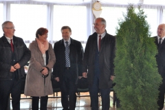 Powiatowe Święto Ludowe - wójtowie gmin i dyr. ZS Nr 1 Marzena Samborska - miechowski.pl - fot. K. Capiga