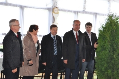 Powiatowe Święto Ludowe - wójtowie gmin i dyr. ZS Nr 1 Marzena Samborska - miechowski.pl - fot. K. Capiga