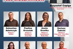 KWW Razem dla Miechowszczyzny - kandydaci do Rady Miasta i Gminy Książ Wielki