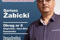 Dariusz Żabicki - kandydat do Rady Miasta i Gminy Książ Wielki