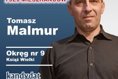 Tomasz Malmur - kandydat do Rady Miasta i Gminy Książ Wielki