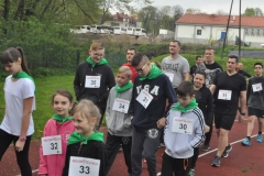 II Bieg Konstytucji 3 maja - honorowe okrążenie - miechowski.pl - fot. Krzysztof Capiga