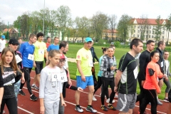 II Bieg Konstytucji 3 maja - honorowe okrążenie - miechowski.pl - fot. Krzysztof Capiga