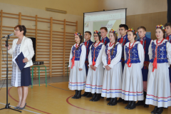 XI Powiatowy Konkurs Wiedzy o Samorządzie Terytorialnym - ZS Nr 1 w Miechowie - zespół "Miechowianie" i dyr. Marzena Samborska - miechowski.pl