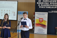 XI Powiatowy Konkurs Wiedzy o Samorządzie Terytorialnym - ZS Nr 1 w Miechowie - miechowski.pl