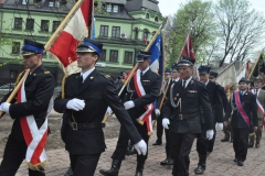 3 Maja w Miechowie - poszty sztandarowe powiatu i miasta - miechowski.pl - fot. Krzysztof Capiga
