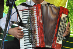 Pola Nadziei 2016 - Adam Dudek akompaniuje "Gołczawianom" - miechowski.pl - fot. K. Capiga