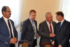 Wojewoda Jerzy Pilch w miechowskim starostwie - miechowski.pl - fot. K. Capiga