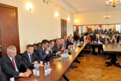 Wojewoda Jerzy Pilch w miechowskim starostwie - miechowski.pl - fot. K. Capiga