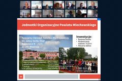 Slajd z prezentacji z raportu o stanie Powiatu Miechowskiego za 2019 rok
