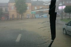 Nawałnica nad Miechowem, jej obraz i skutki
