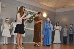 Charsznicki XVIII Gminny Przegląd Grup Kolędniczych - „Skrzaty” ze Szkoły Podstawowej w Pogwizdowie - fot. K. Capiga - miechowski.pl