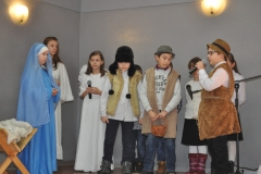 Charsznicki XVIII Gminny Przegląd Grup Kolędniczych - „Skrzaty” ze Szkoły Podstawowej w Pogwizdowie - fot. K. Capiga - miechowski.pl