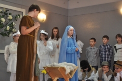 Charsznicki XVIII Gminny Przegląd Grup Kolędniczych - „Skrzaty” ze Szkoły Podstawowej w Pogwizdowie - fot. K. Capiga - miechowski.pl