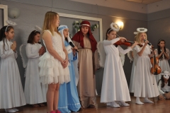Charsznicki XVIII Gminny Przegląd Grup Kolędniczych - „Iskierki: ze Szkoły Podstawowej Zespołu Szkół im. A. Malatyńskiego w Miechowie-Charsznicy - fot. K. Capiga - miechowski.pl