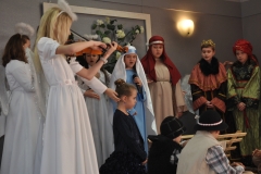 Charsznicki XVIII Gminny Przegląd Grup Kolędniczych - „Iskierki: ze Szkoły Podstawowej Zespołu Szkół im. A. Malatyńskiego w Miechowie-Charsznicy - fot. K. Capiga - miechowski.pl