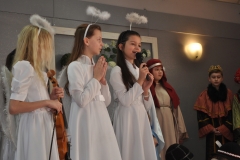 Charsznicki XVIII Gminny Przegląd Grup Kolędniczych - „Iskierki: ze Szkoły Podstawowej Zespołu Szkół im. A. Malatyńskiego w Miechowie-Charsznicy - fot. K. Capiga - miechowski.pl