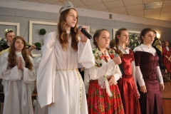 Charsznicki XVIII Gminny Przegląd Grup Kolędniczych - „Charszniccy Harnasie” z Gimnazjum Zespołu Szkół im. A. Malatyńskiego w Miechowie-Charsznicy - fot. K. Capiga - miechowski.pl