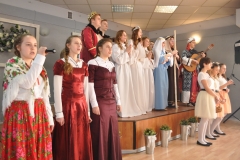 Charsznicki XVIII Gminny Przegląd Grup Kolędniczych - „Charszniccy Harnasie” z Gimnazjum Zespołu Szkół im. A. Malatyńskiego w Miechowie-Charsznicy - fot. K. Capiga - miechowski.pl