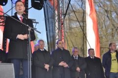 Wybory Chłopa Roku 2017 - oficjele i przemawiający poseł Władysław Kosiniak-Kamysz - fot. K. Capiga
