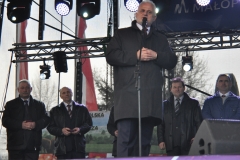 Wyróżnienie Honorowymi Odznaki „Zasłużony dla rolnictwa” - wojewoda Józef Pilch - fot. K. Capiga