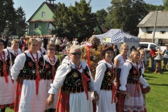 Reprezentacja gminy Książ Wielki na Dożynkach Powiatowych w Przybysławicach - miechowski.pl