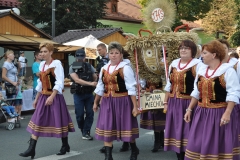 18. Dożynki Województwa Małopolskiego - korowód dożynkowy - miechowski.pl