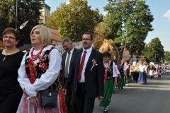 18. Dożynki Województwa Małopolskiego - korowód dożynkowy - miechowski.pl