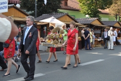 18. Dożynki Województwa Małopolskiego - korowód dożynkowy - miechowski.pl