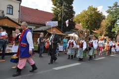 18. Dożynki Województwa Małopolskiego - korowód dożynkowy - miechowski.pl