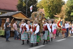 18. Dożynki Województwa Małopolskiego - korowód dożynkowy - miechowski.pl