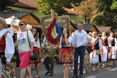 18. Dożynki Województwa Małopolskiego - korowód dożynkowy - miechowski.pl
