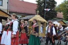 18. Dożynki Województwa Małopolskiego - korowód dożynkowy - miechowski.pl