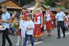 18. Dożynki Województwa Małopolskiego - korowód dożynkowy - miechowski.pl