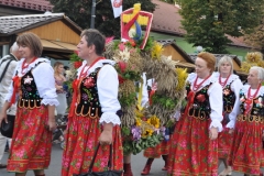 18. Dożynki Województwa Małopolskiego - korowód dożynkowy - miechowski.pl