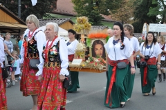 18. Dożynki Województwa Małopolskiego - korowód dożynkowy - miechowski.pl