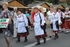 18. Dożynki Województwa Małopolskiego - korowód dożynkowy - miechowski.pl