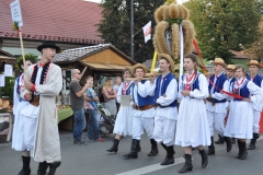 18. Dożynki Województwa Małopolskiego - korowód dożynkowy - miechowski.pl