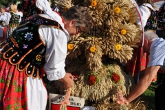 18. Dożynki Województwa Małopolskiego - korowód dożynkowy - miechowski.pl
