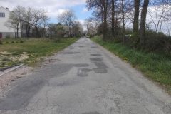 Droga powiatowa w Pstroszycach II - stan obecny