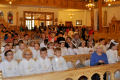 Dzieci komunijne z Książa Wielkiego w Zakopanem Sanktuarium na Krzeptówkach - miechowski.pl - fot. K. Capiga
