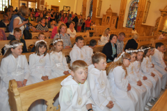 Dzieci komunijne z Książa Wielkiego w Zakopanem Sanktuarium na Krzeptówkach - miechowski.pl - fot. K. Capiga