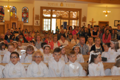Dzieci komunijne z Książa Wielkiego w Zakopanem Sanktuarium na Krzeptówkach - miechowski.pl - fot. K. Capiga