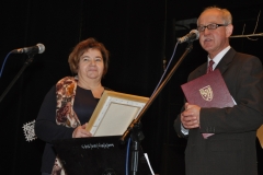 V Małopolski Festiwal Kolęd i Pastorałek ŚDS-ów - Dorota Kośmider i Jarosław Kwiatek - fot. K. Capiga - miechowski.pl