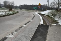 Pobocze z kostki brukowej w Boczkowicach