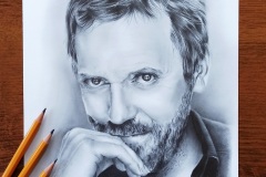 Hugh Laurie - rys. Kamila Światły