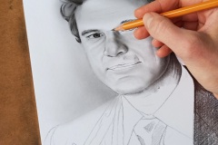 Colin Firth - rys. Kamila Światły