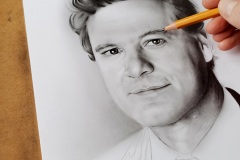 Colin Firth - rys. Kamila Światły